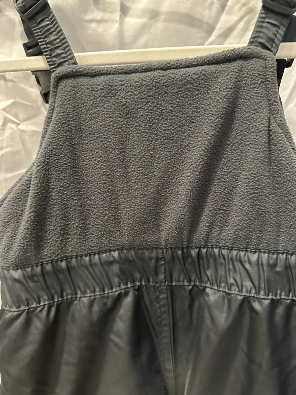Black Kids' Snow Bib Overalls-